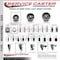 Service Caster 3'' Semi Steel Wheel Swivel Bolt Hole Caster with Posi Lock Brake SCC-BH20S314-SSS-PLB - alternate 3